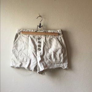 High Waisted Jean Short Adjustable Waist